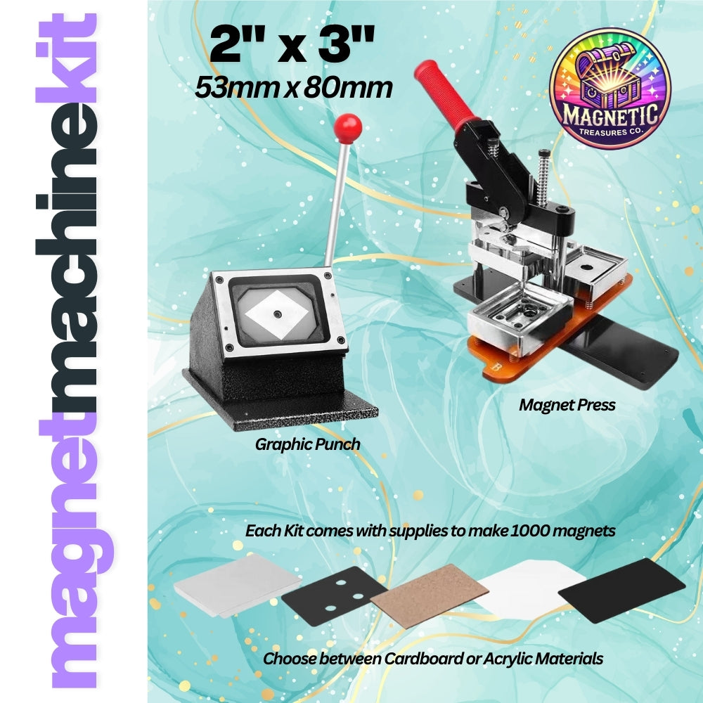 2x3" (53 x 80mm) Magnet Business Starter Kit – Free Shipping