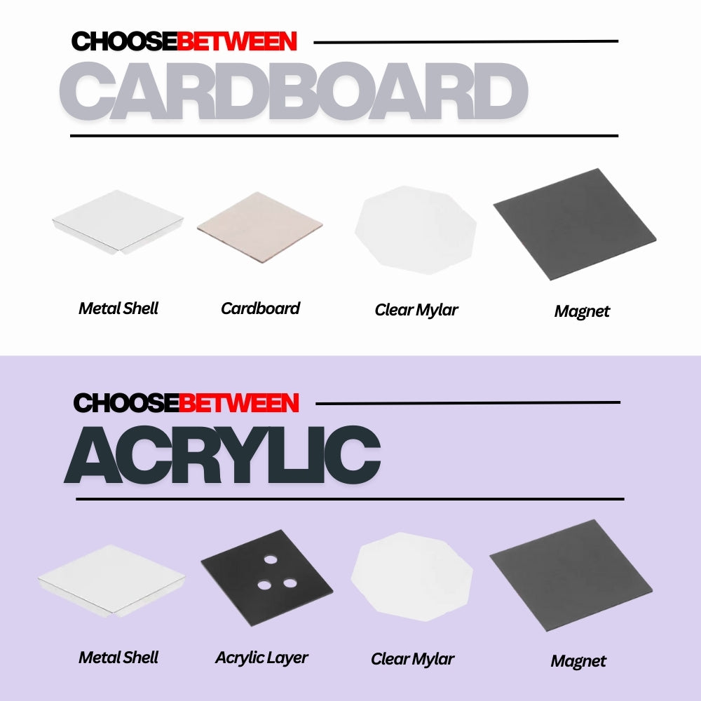 2.5" x 2.5" (63.5 x 63.5mm) Magnet Business Starter Kit – Free Shipping