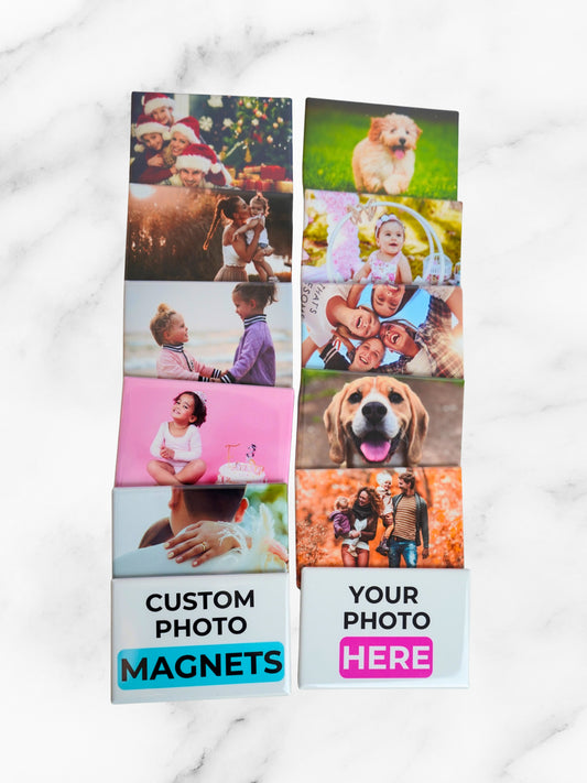 Set of 9 Custom Photo Magnets