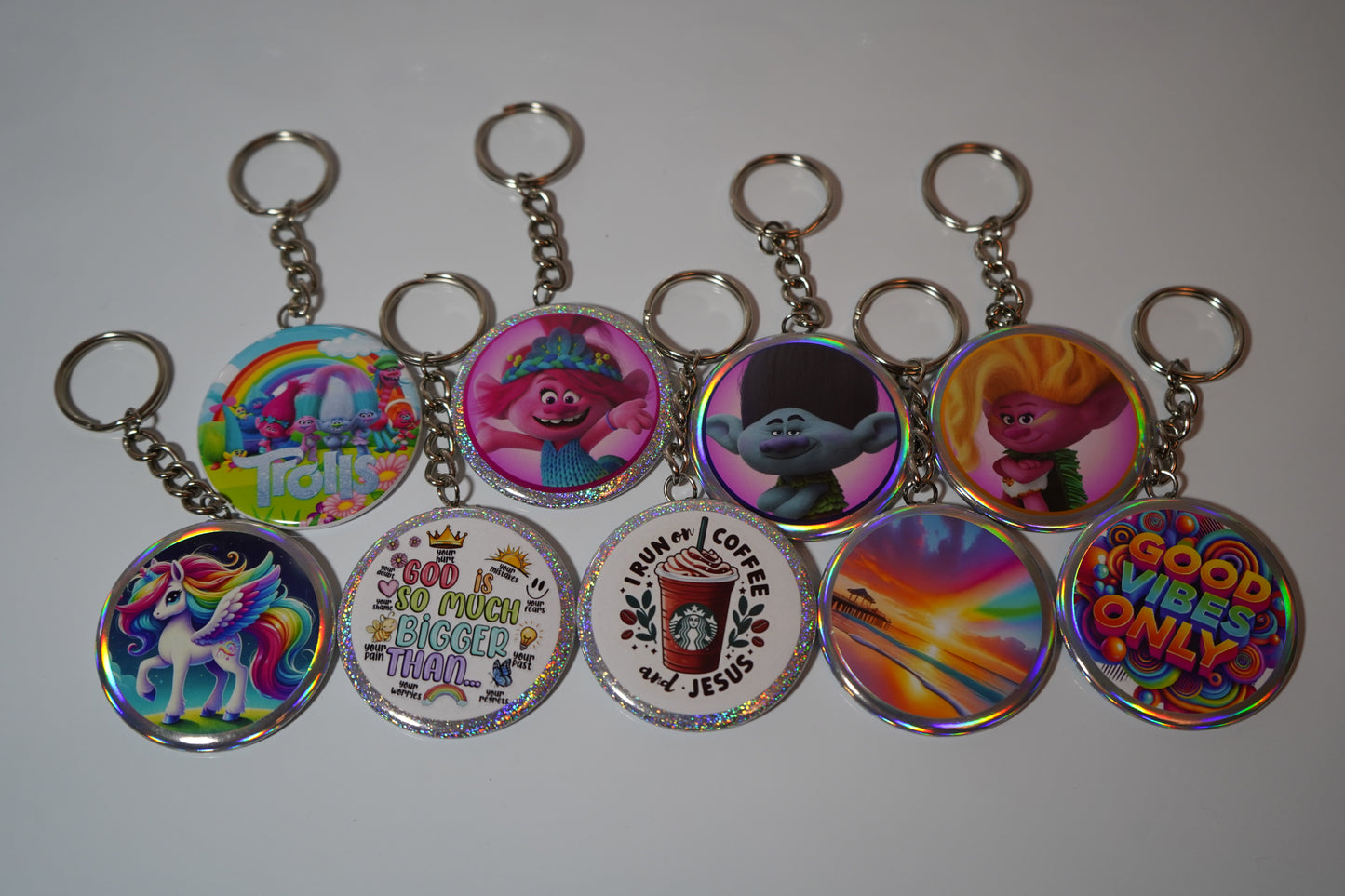 Round Custom Keychains